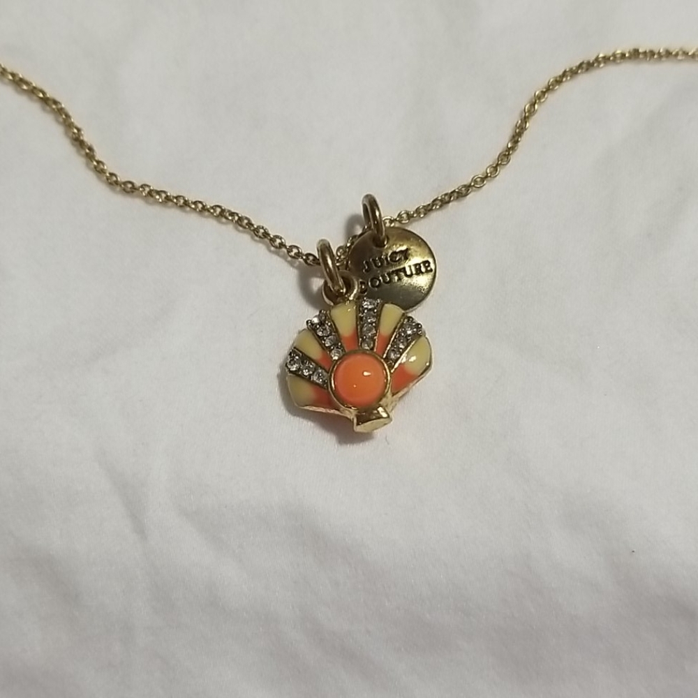 Juicy Couture Gold Shell Necklace